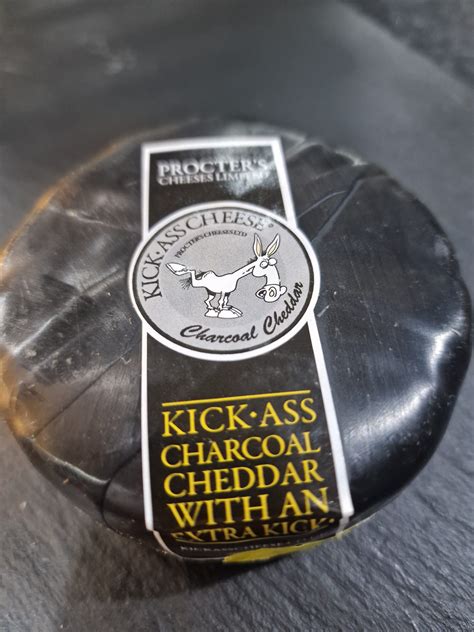 Buy Procters Kickass Mature Cheddar With Charcoal Cheese