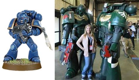 Comic Con Here We Come Make A Life Size Warhammer Space Marine Suit