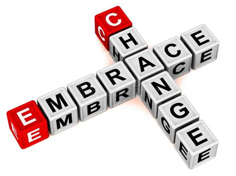 Embrace Change Change Concept Embrace Change In Business And Life