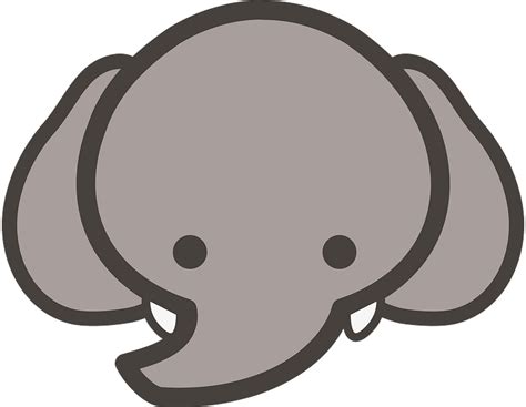 Baby Elephant Face Clipart Free Download Transparent Png Creazilla