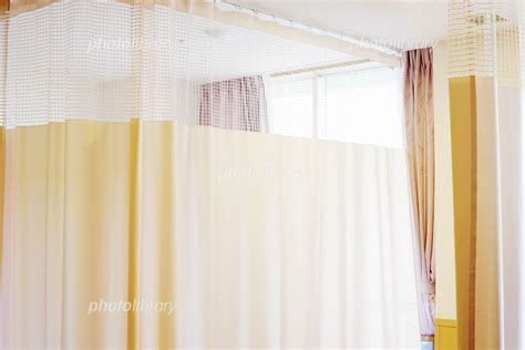 病室のカーテン 写真素材 2207046 フォトライブラリー Photolibrary