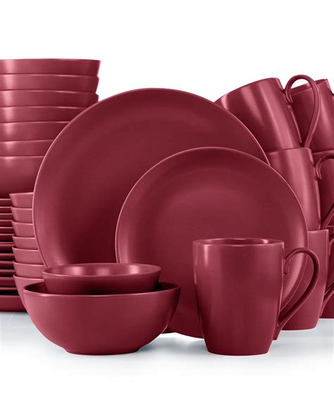 Gourmet Basics By Mikasa Tierra Berry 40 Piece Set Service For 8