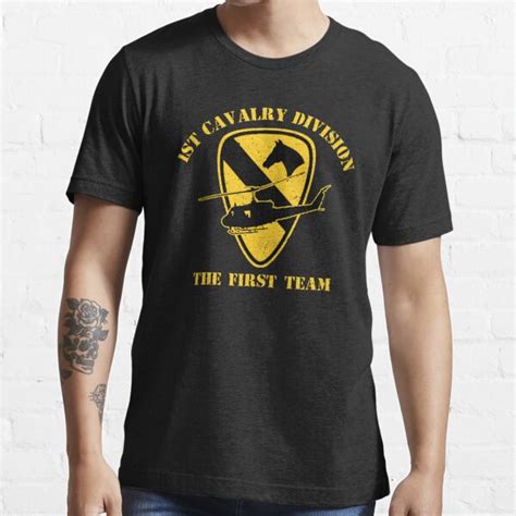 1st Cavalry Division The First Team T Shirt For Sale By Alt36