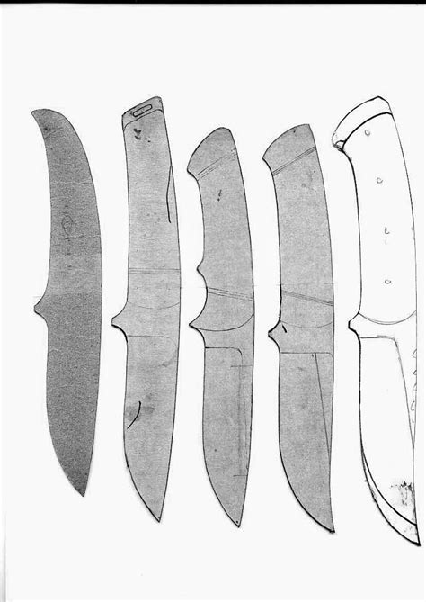 Having looked around the web for decent starting points for making knives, i found a lack of free printable knife patterns, templates or any knife profiles in pdf or other suitable format and have had. Printable Hunting Knife Designs Templates