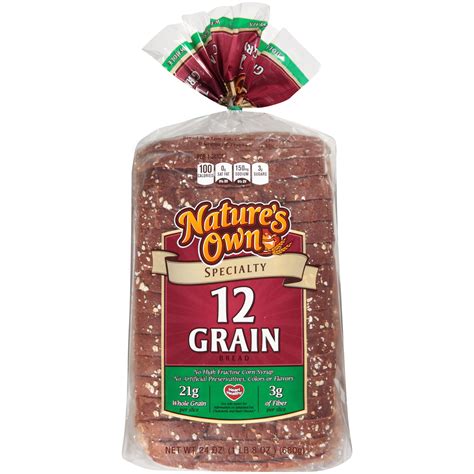 Natures Own Specialty 12 Grain Bread 24 Oz Loaf