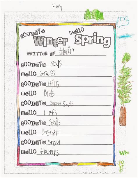 The Passionate Educator A Blog By Mrs Obach Goodbye Winter Hello Spring