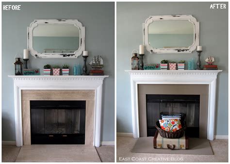Simple Fireplace Upgrade Annie Sloan Chalk Paint East Coast Creative