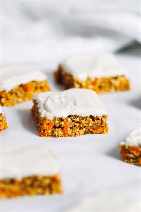 Healthy No Bake Carrot Cake Bars Making Thyme For Health