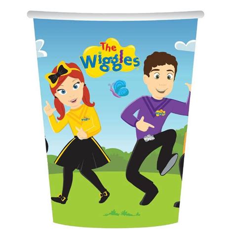 The Wiggles Cups 8 Pack Red Yellow Purple And Blue 9 Oz