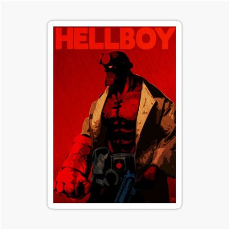 Hellboy Stickers Redbubble