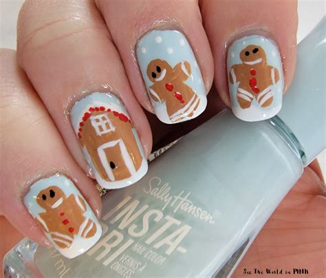 Manicure Monday - Gingerbread Nails | See the World in PINK