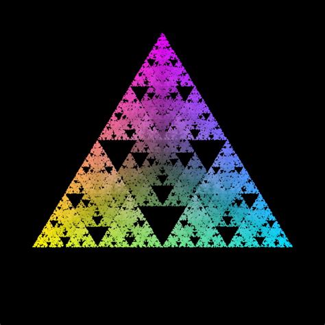 Le Triangle De Sierpinski Photos Futura