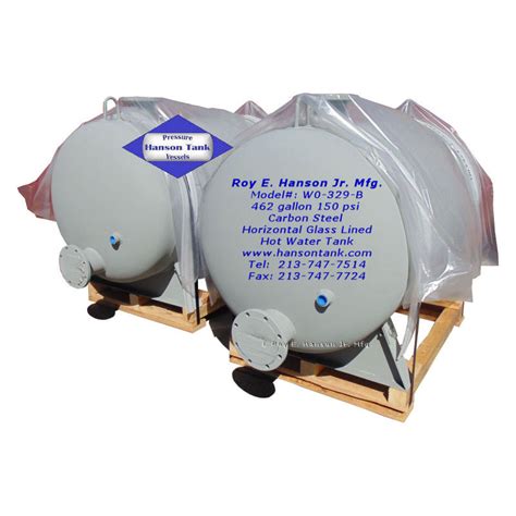 Wo329b 150 Psig Glass Lined Hot Water Tank Asme Hlw