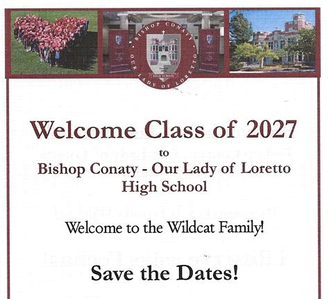 Welcome Class Of 2027 Bishop Conaty Our Lady Of Loretto High School