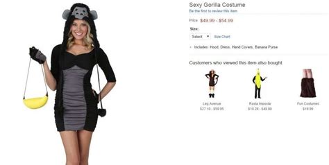there s a sexy harambe halloween costume