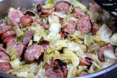15 recipes with andouille sausage. my nutritious dish: chicken and apple sausage with cabbage ...