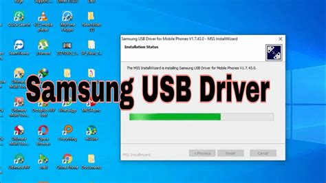 How To Install Samsung Usb Driver In Pc Youtube