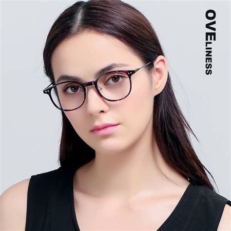 Tr Eyeglasses Frames Women Optical Prescription Retro Round Glasses Frame Clear Lens Reading