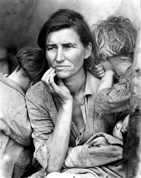Dorothea Lange Migrant Mother In Color