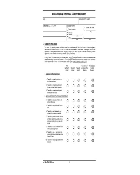 2022 Functional Capacity Evaluation Form Fillable Printable Pdf