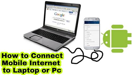 How To Connect Mobile Internet To Pc Or Laptop Youtube