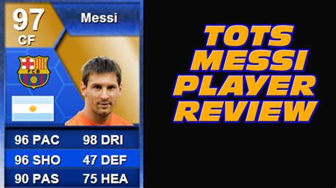 Fifa 13 Messi Tots Player Review Youtube