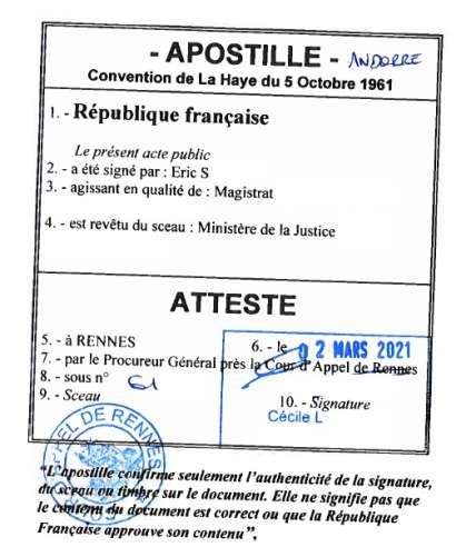 Légalisation Ou Apostille Pour Létranger 190 Pays Traités