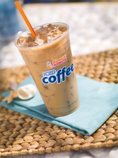 Balance out all the chocolate with a blueberry flavor. Iced Coffee on a warm day = nothing better! DunkinDonuts ...