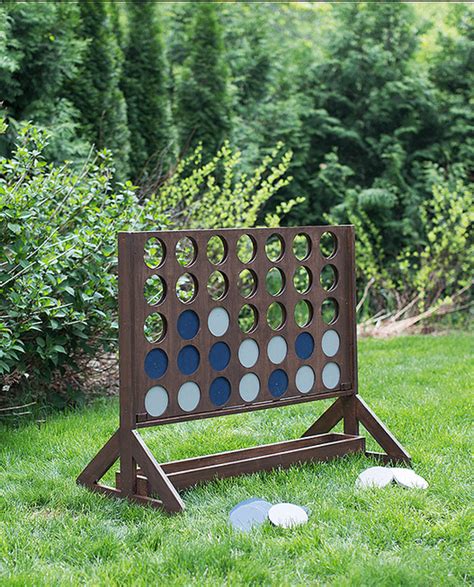 A Wooden Life Sized Connect Four Board Diy In 2019 Diy Yard Games