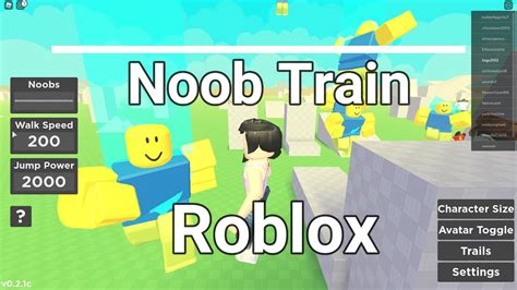 Noob Train Roblox Youtube