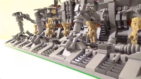Lego Star Wars Droid Factory On Geonosis Moc Youtube