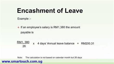 In this case, the employer will need to deduct. Annual Leave Calculation Malaysia 2020