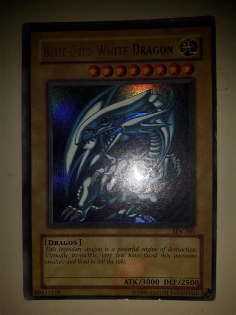 Mavin Blue Eyes White Dragon Sdk 001 Ultra Rare Yu Gi Oh Card Moderate Play