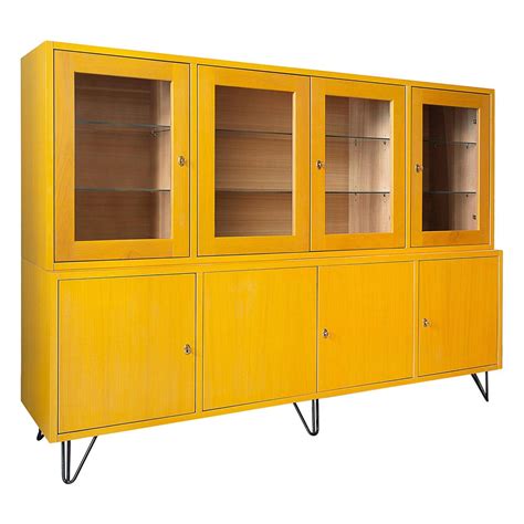 Usm Haller Yellow Cabinet At 1stdibs