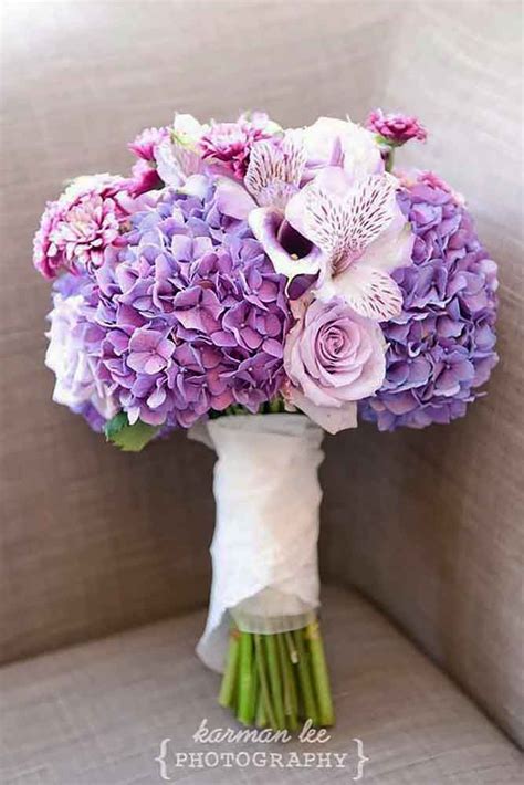 30 Purple And Blue Wedding Bouquets Purple Wedding