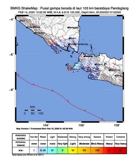 Gempa bumi biasa disebabkan oleh pergerakan kerak bumi (lempeng bumi). GEMPA HARI INI- Gempa 4.8 SR Guncang Pandeglang Senin (10 ...