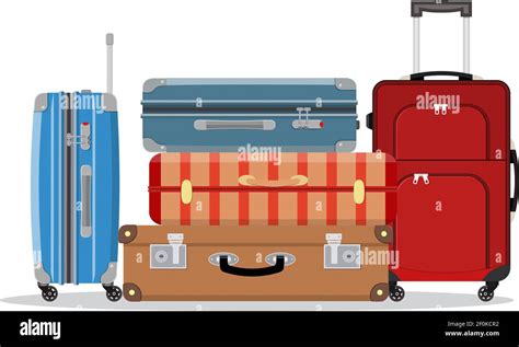 Suitcasesvector Hi Res Stock Photography And Images Alamy