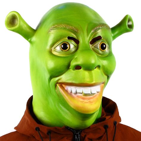 Fest Realistisk Latex Shrek Halloween Maske Fruugo Dk