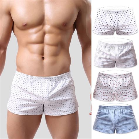 Mens Underwear Boxers Low Rise Briefs Shorts Bulge Pouch Soft Trunks Underpants Patternless