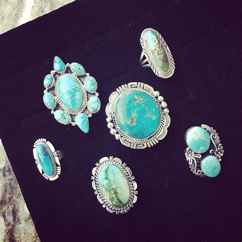 Rings Royston Turquoise Turquoise Ring Navajo Jewelry Silver Jewelry