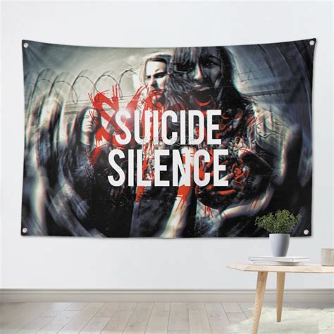 Suicide Silence Music Band Banners Wall Flags Tapestry Cloth Art Bar