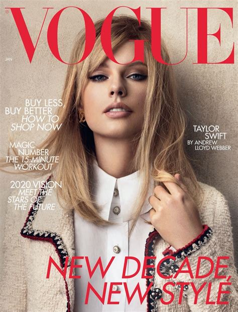 Taylor Swift Vogue Uk 2020 Cover Photoshoot