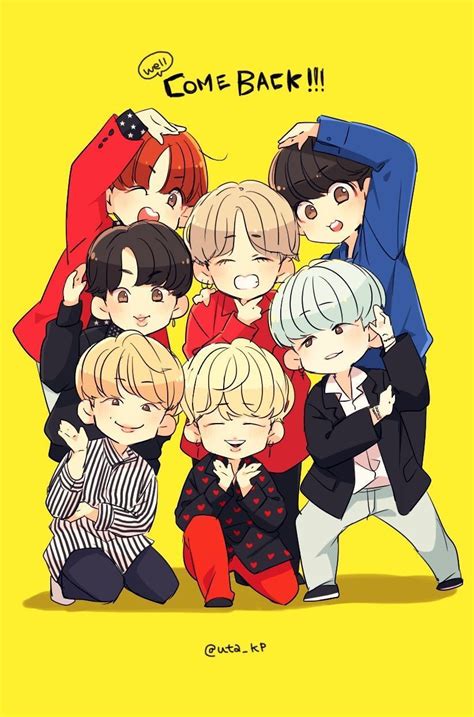 Select your favorite images and download them for use as wallpaper for your desktop or phone. BTS Cute Anime Wallpapers - Top Free BTS Cute Anime Backgrounds - WallpaperAccess