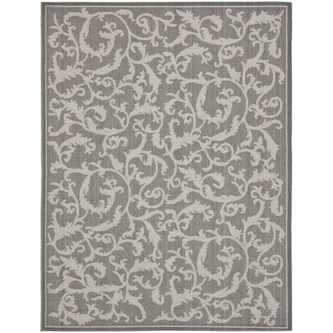 What's the best way to buy an area rug? Safavieh Courtyard Anthracite/Light Gray 9 ft. x 12 ft ...