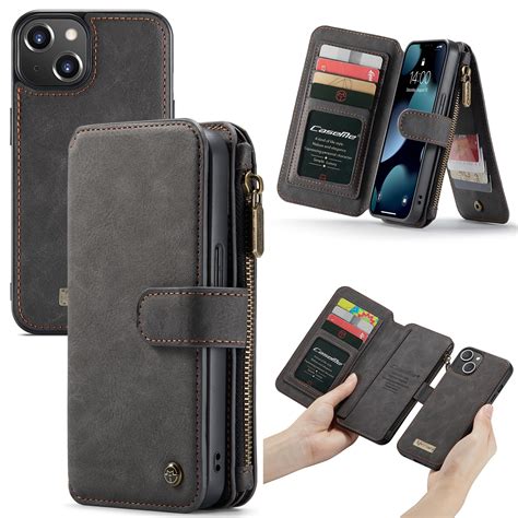 Caseme 007 Multifunctional Detachable Billfold Phone Leather Case For