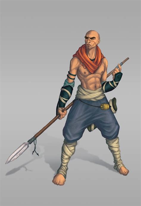 Warrior Monk Concept By Chicopixel Fantasy Concept Art Fantasy