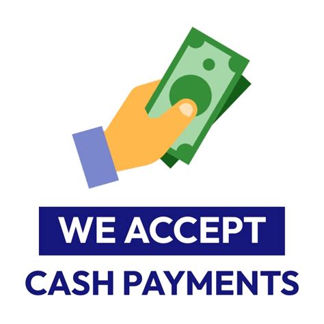 Copy Of We Accept Cash Payments Postermywall