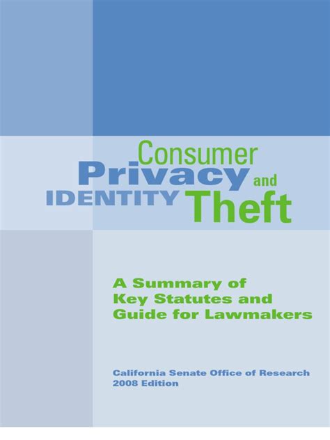 Maybe you would like to learn more about one of these? Consumer Privacy and Identity Theft | Credit Card | Identity Theft | Free 30-day Trial | Scribd