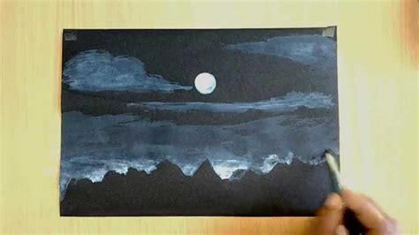How To Draw Night Sky With Colored Pencils ~ Color Mar Con Dibujar Un