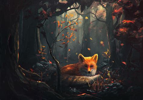 Cute Fox Art Wallpapers Top Free Cute Fox Art Backgrounds